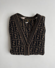 Load image into Gallery viewer, Vintage Fendi Monogram Wool Cardigan
