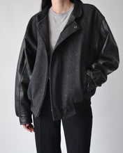 Load image into Gallery viewer, Wool &amp; Leather Bomber Jacket
