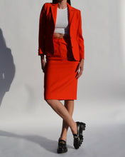 Load image into Gallery viewer, Vintage Celine Red Skirt Set
