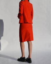 Load image into Gallery viewer, Vintage Celine Red Skirt Set
