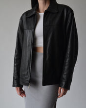 Load image into Gallery viewer, Guess Black Leather Jacket
