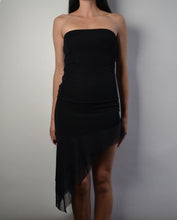 Load image into Gallery viewer, Sheer Hem Strapless Dress
