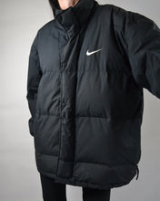 Load image into Gallery viewer, Black Nike Puffer Jacket
