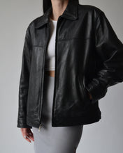 Load image into Gallery viewer, Guess Black Leather Jacket

