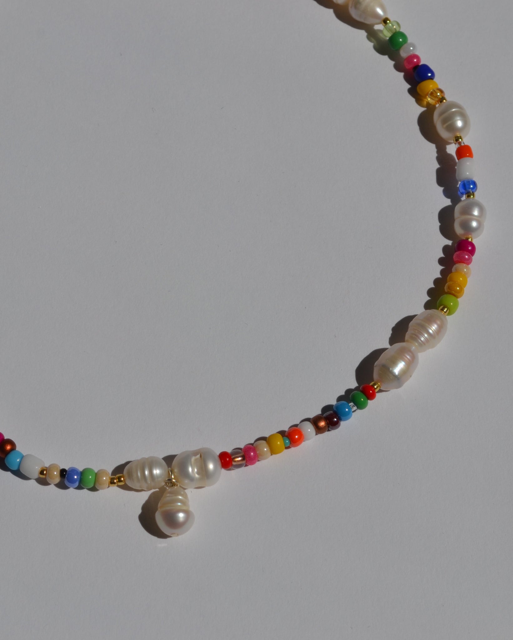 Baby Scarborough Tce Rainbow necklace - round beads chaotic – House of Boom