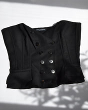 Load image into Gallery viewer, Dolce &amp; Gabbana Black Strapless Corset Top
